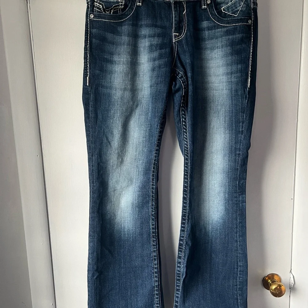 Vigoss Women's Boot Cut Jeans - Size 14x33 - Picture 3 of 10